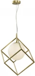 Подвесной светильник iLamp Golden P2483-1S GD (220V, на тросе, шар)