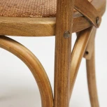 Стул CROSS (mod.CB2001) Белый (butter white) (дерево береза)