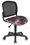 Кресло детское Бюрократ CH-296NX черный сиденье черный граффити крестовина пластик