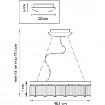 Подвесной светильник Lightstar Nibbler 812126 (220V, на тросе, цветы)