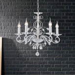 Подвесная люстра Favourite Lanta 1733-5P (220V, на цепи, подсвечник, свеча)