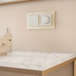 Рамка на 2 поста Favorit (молочный, стекло) Werkel W0021141 (a058814)