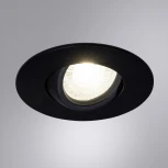 Точечный встраиваемый светильник Arte Lamp Giro A2867PL-1BK (220V, круглые, IP44)
