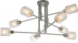 Потолочная люстра ярусная на штанге Escada Reflex 1140/8P E14*40W Silver/Chrome (220V)