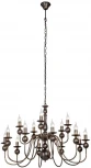 Подвесная большая люстра Vitaluce V1847-7/15 (220V, под старину)