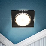 Встраиваемый точечный светильник ЭРА DK LD50 BK (220V)