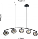 Подвесной светильник Favourite Arcata 4054-5P