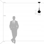 Подвесной светильник Lightstar Globo 803110 (220V, на проводе, шар)