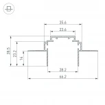 Профиль-держатель TEK-PLS-ZM-2000 (Алюминий) 026459 Arlight PLS