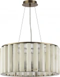 Подвесной светильник ST Luce Delight SL1516.303.08 Бронза, Прозрачный/Белый алебастр E14 8*40W (220V, на тросе, круглые)