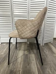 Стул M-City AMARETTO VBP206 античный светло-бежевый/ черный каркас