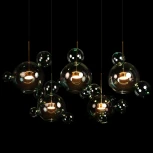 Подвесной светильник Loft It Bolle 2027-S5 Blue (LED, 220V, на проводе, шар, молекулы)