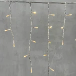 Гирлянда Бахрома 3,1 x 0,5 м тепло-белая 24В, 150 LED, провод прозрачный  ПВХ, IP54 Laitcom PIL150-10-1WW