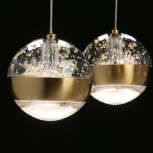 Подвесной светильник DeMarkt Капелия 730010809 (LED, 220V, пульт управления, на проводе, шарики)