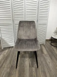 Обеденный стул M-City REMI PK6015-03(VBP203) античный серебристо-серый, велюр