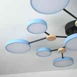 Потолочная люстра с пультом на штанге LED Lu Carte LC-11-1728