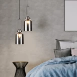 Умный подвесной светильник Eurosvet Flou 50229/1 дымчатый