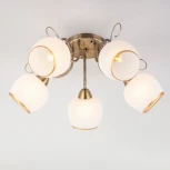 Потолочная люстра Eurosvet Brooksy 30159/5 античная бронза