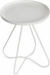 Столик журнальный GLAND 1 шт. в упаковке (Металл /Белый)
