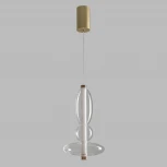 Подвесной светильник светодиодный Crystal Lux QUASAR SP10W LED TRANSPARENT (220V, на проводе, круглые)