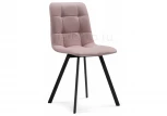 Стул на металлокаркасе Чилли розовый / черный