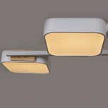 Потолочная люстра на штанге светодиодная Reluce 03361-0.3-04 WH+WOOD (220V)