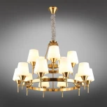 Подвесная люстра ярусная большая Aployt Lyus APL.840.03.15 (220V, на цепи)