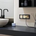 Умный сенсорный выключатель двухклавишный (шампань) Werkel W4520611 (a048329)