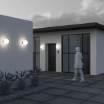 Настенный уличный светильник Maytoni Bold O598WL-01GR1