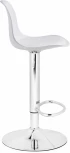 Барный стул Woodville Soft white / chrome