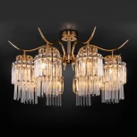Потолочная люстра Eurosvet Sevilia 10119/8 золото/прозрачный хрусталь Strotskis