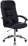 Кресло руководителя Бюрократ T-9908AXSN-AB черный кожа крестовина металл хром