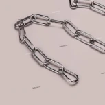 Цепь для люстры с двумя карабинами Eurosvet, хром