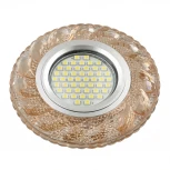 Встраиваемый точечный светильник Fametto Luciole DLS-L147 GU5.3 GLASSY/TEA (220V, круглые)