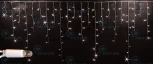 Гирлянда светодиодная Бахрома белая с мерцанием 220B, 144 LED, провод белый, IP65 RL-i3*0.9F-CW/WW Rich LED