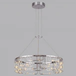 Подвесной светильник Odeon Light Zaha 7059/44L нерж/сталь хром IP20 LED 44W 3960Лм 3000K 220V (на тросе)