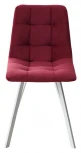 Стул CHILLI-Q SQUARE винный #16, велюр / белый каркас, 4 шт./1 к