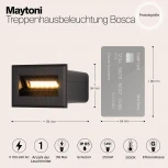 Подсветка для лестниц и ступеней встраиваемая Maytoni Bosca O045SL-L3B3K (LED, 220V, IP65)