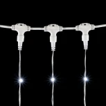 Гирлянда Занавес 2 x 3 м Белый с Мерцанием Белого Диода 220В, 600 LED, Провод Прозрачный ПВХ, IP54