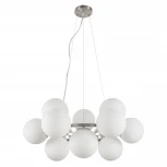 Подвесная люстра MyFar Aerton MR1947-12P (220V, на тросе, шарики, молекулы)