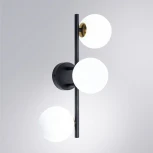 Настенный светильник Arte Lamp Gemini A2243PL-3BK (220V, шарики)