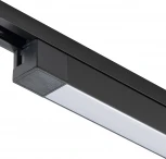 Трековый светильник однофазный Escada 20001 20001TRU/02LED SBK 30Вт, металл/акрил, черный матовый