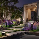 Наземный уличный светильник Maytoni Grip O460FL-L10GF3K1 (LED, 220V, круглые)