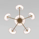 Подвесная люстра Eurosvet Milos 60153/8 латунь