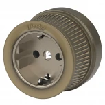 Розетка с заземлением (бронзовый) Ретро Werkel W5771012 (a050768)