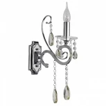 Бра Chiaro Сюзанна 458021101 (220V, хрусталь, подвески, подсвечник, свеча)