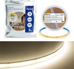 Светодиодная LED лента Feron LS530 48270 480SMD(2110)/м 12Вт/м 24V 5000*10*1.8мм 3000К