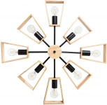 Потолочная люстра на штанге Arte Lamp Brussels A8030PL-8BK (220V)