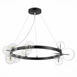 Подвесная люстра ST Luce Necton SL1165.403.15 (220V, на тросе, шарики, молекулы)