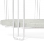 Столик кофейный Sheffilton SHT-CT33-1 белый муар/бетон лофт от фабрики Sheffilton